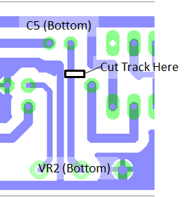 Modulate Modification Track Cut